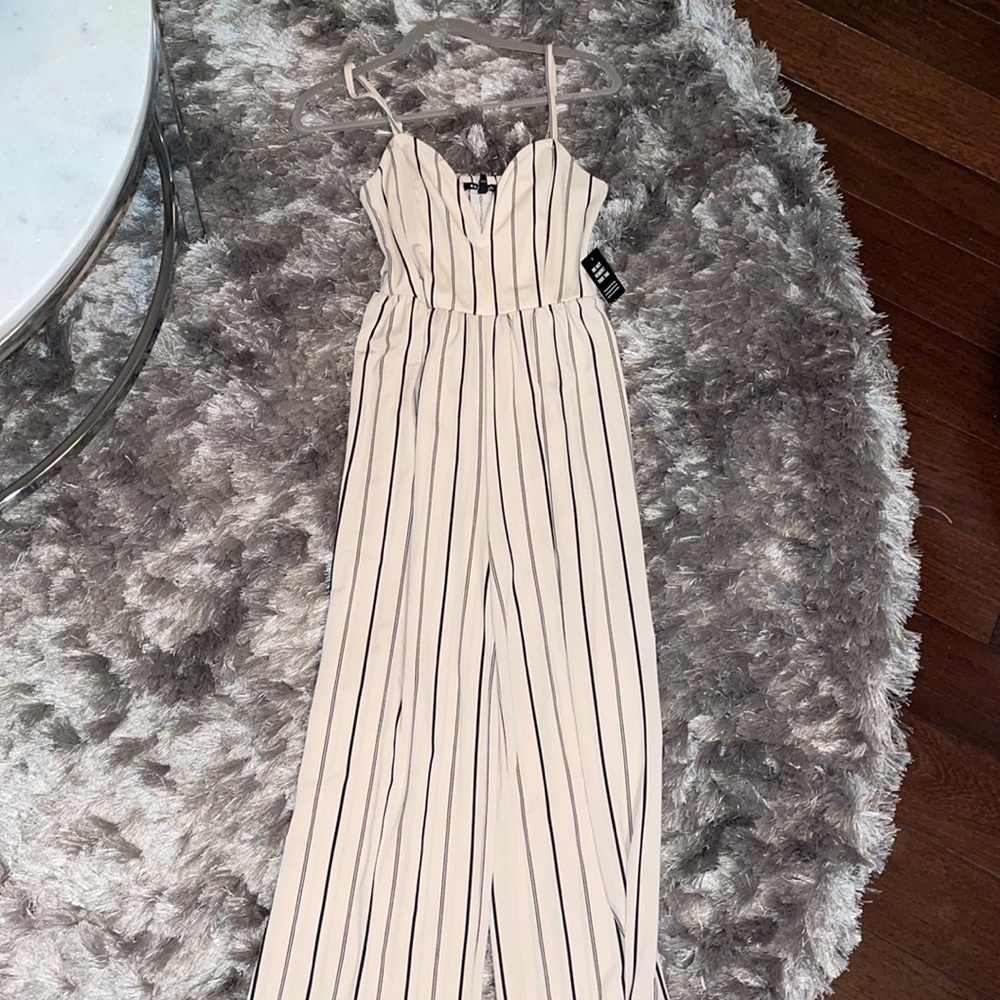 Express Striped Jumpsuit